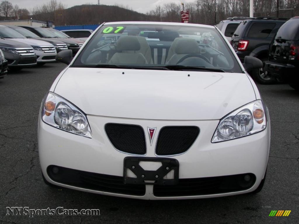 2007 G6 GT Convertible - Ivory White / Light Taupe photo #24