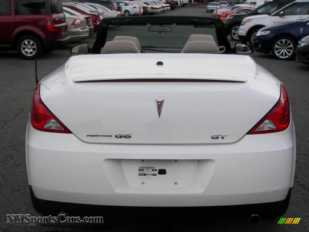 2007 G6 GT Convertible - Ivory White / Light Taupe photo #26