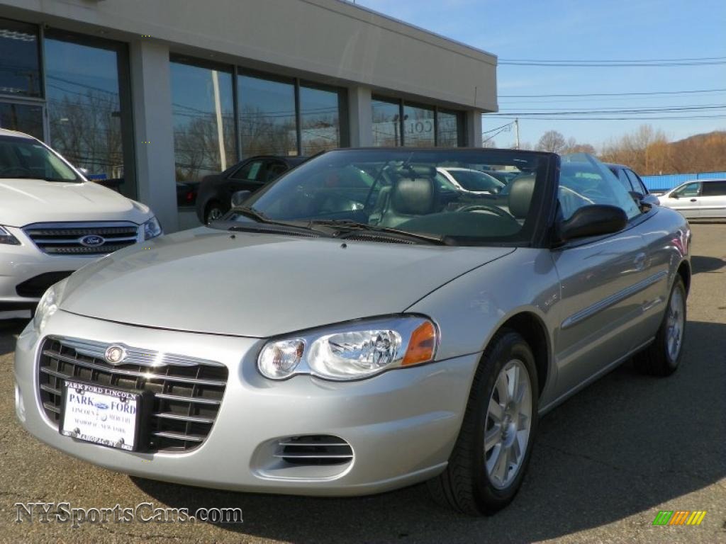 Brilliant Silver Metallic / Dark Slate Gray Chrysler Sebring GTC Convertible