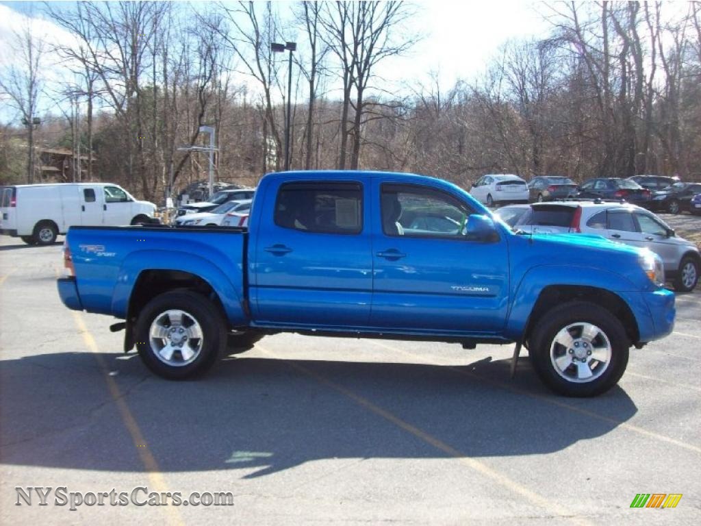 2009 Toyota Tacoma V6 Trd Sport Double Cab 4x4 In Speedway Blue