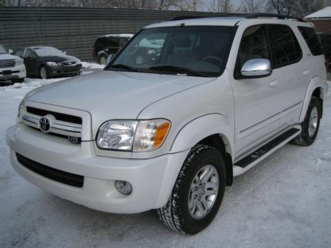 Super White 2007 Toyota Sequoia Limited 4WD Super White 2007 Toyota Sequoia Limited 4WD
