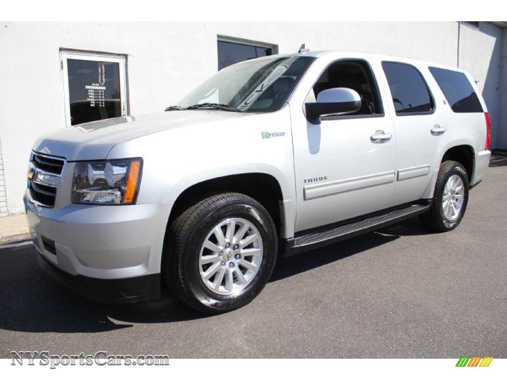 2010 Chevrolet Tahoe Hybrid 4x4 in Sheer Silver Metallic 162971