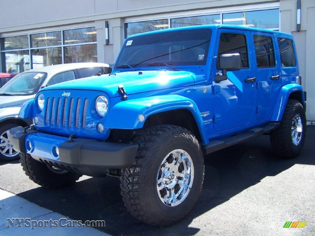 Cosmos blue jeep wrangler unlimited for sale #1