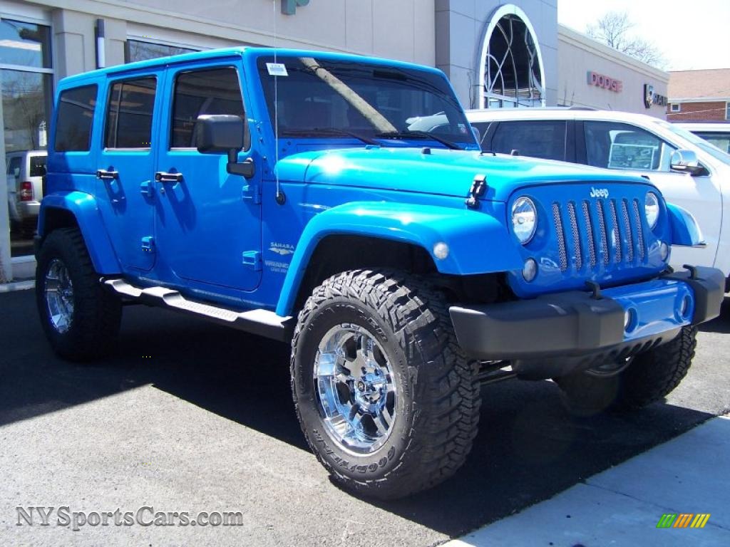 2011 Jeep Wrangler Unlimited Sahara 4x4 In Cosmos Blue Photo 4 558079 Nysportscars Com Cars For Sale In New York