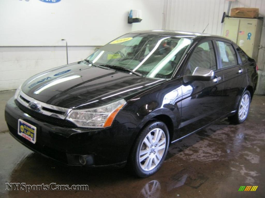 2010 Ford Focus Sel Sedan In Ebony Black Photo 17