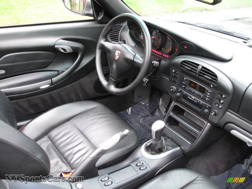 2002 911 Carrera Cabriolet - Seal Grey Metallic / Black photo #15