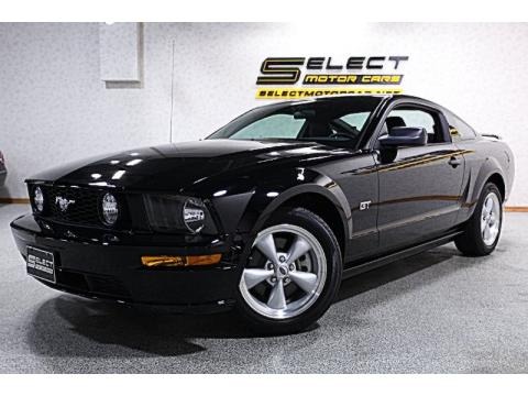 2007 ford mustang gt black. Black 2007 Ford Mustang GT