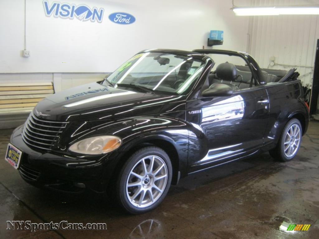 2005 PT Cruiser GT Convertible - Black / Dark Slate Gray photo #1