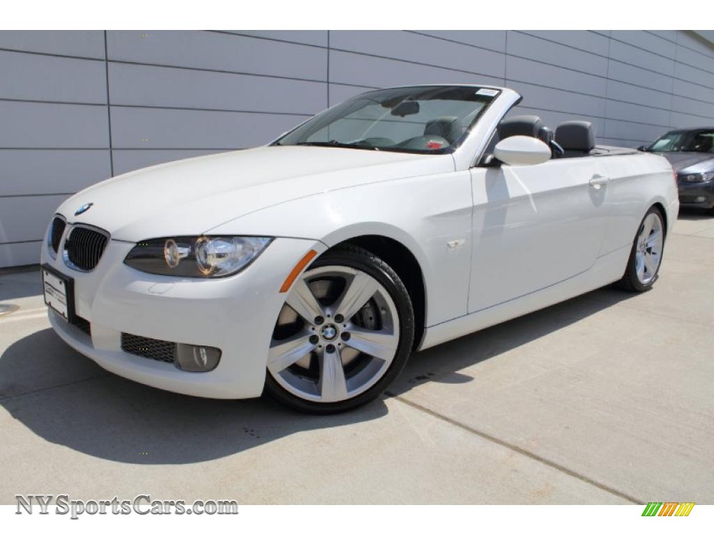 2008 Bmw 3 Series 335i Convertible In Alpine White Photo #4 - X57128 