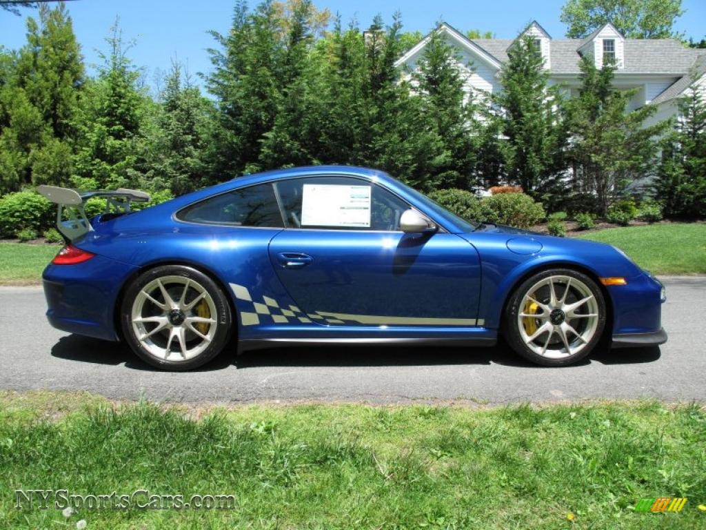 2011 911 GT3 RS - Aqua Blue Metallic/White Gold Metallic / Black w/Alcantara photo #7