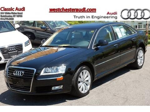 Brilliant Black 2008 Audi A8 L 4.2 quattro