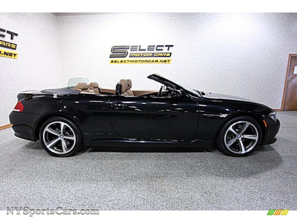 2008 BMW 6 Series 650i Convertible in Jet Black photo #4 - X60212