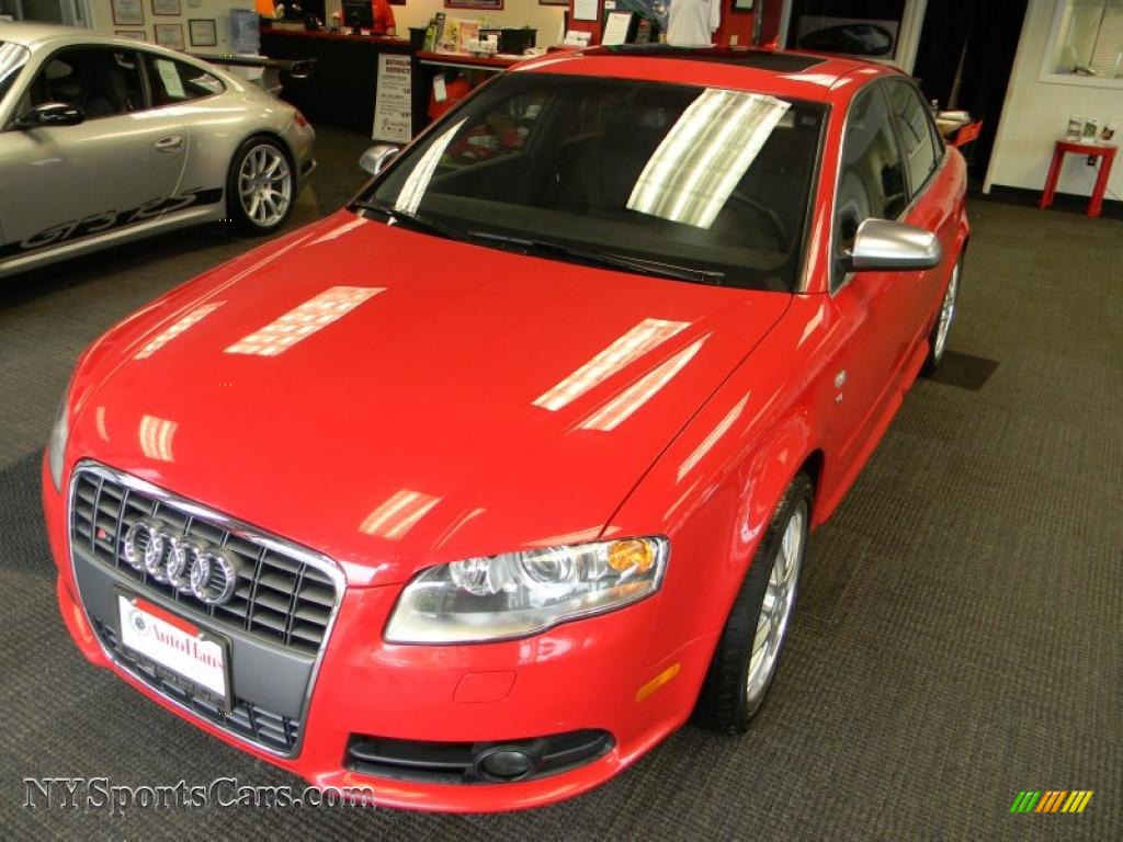 2007 S4 4.2 quattro Sedan - Brilliant Red / Ebony photo #5