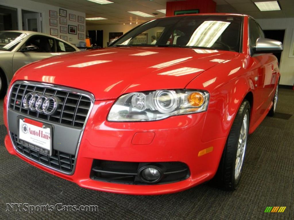 2007 S4 4.2 quattro Sedan - Brilliant Red / Ebony photo #6