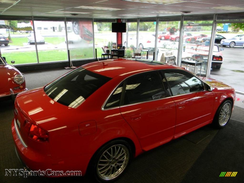 2007 S4 4.2 quattro Sedan - Brilliant Red / Ebony photo #24