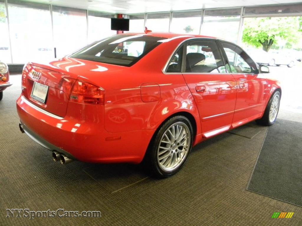 2007 S4 4.2 quattro Sedan - Brilliant Red / Ebony photo #26