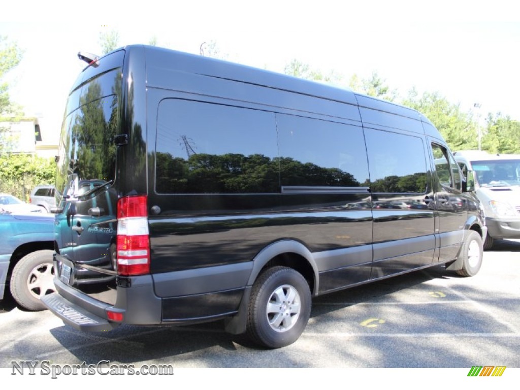 2011 Sprinter 2500 High Roof Passenger Van - Carbon Black Metallic / Black photo #6