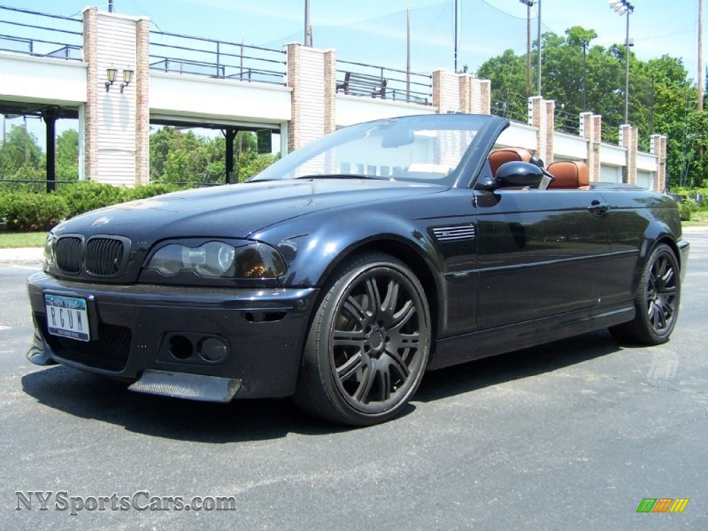 Carbon Black Metallic / Cinnamon BMW M3 Convertible