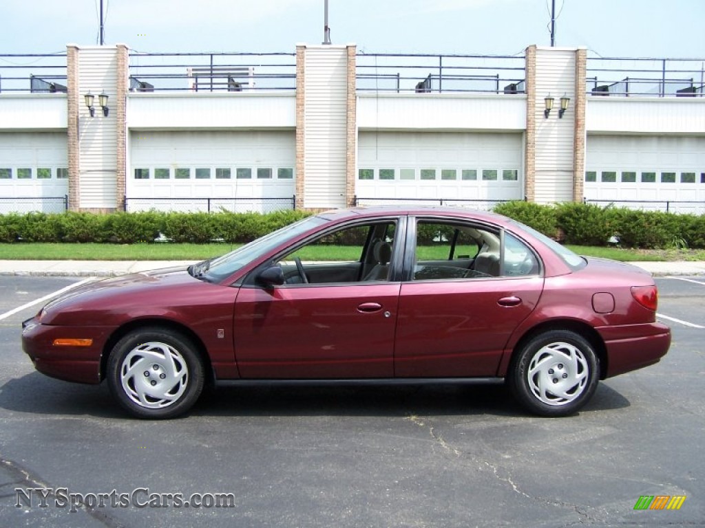 2001 S Series SL2 Sedan - Cranberry / Tan photo #3