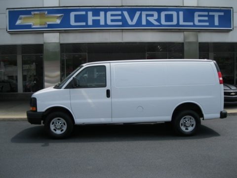 Summit White 2010 Chevrolet Express 2500 Work Van Summit White 2010 Chevrolet Express 2500 Work Van
