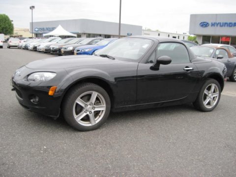 Brilliant Black 2008 Mazda MX-5 Miata Hardtop Roadster Brilliant Black 2008 Mazda MX-5 Miata Hardtop Roadster