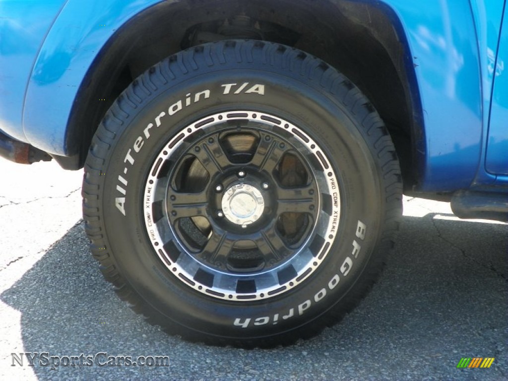 2006 Tacoma V6 TRD Sport Double Cab 4x4 - Speedway Blue / Graphite Gray photo #15