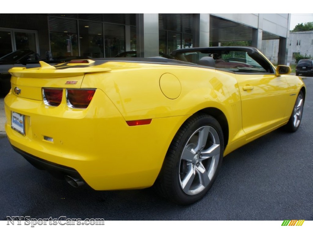 2011 Chevrolet Camaro Ssrs Convertible In Rally Yellow Photo 8