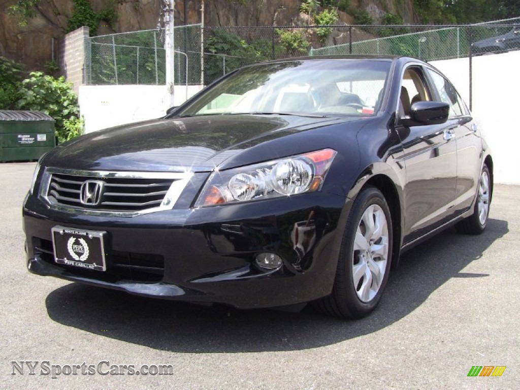 2008 Honda Accord Ex L V6 Sedan In Nighthawk Black Pearl 033232