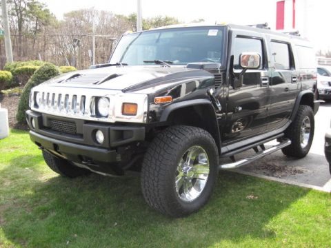 Black 2005 Hummer H2 SUV