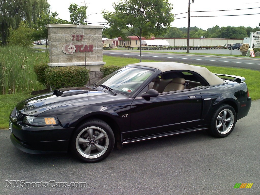 2001 Ford Mustang Gt Convertible In Black Photo 2 100395