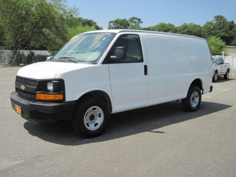 Summit White 2010 Chevrolet Express 2500 Work Van Summit White 2010 Chevrolet Express 2500 Work Van