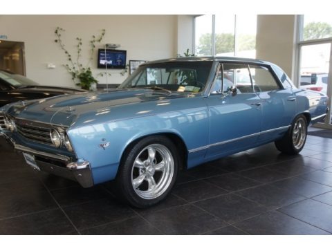 Nantucket Blue Metallic 1967 Chevrolet Chevelle Malibu Sedan Nantucket Blue Metallic 1967 Chevrolet Chevelle Malibu Sedan