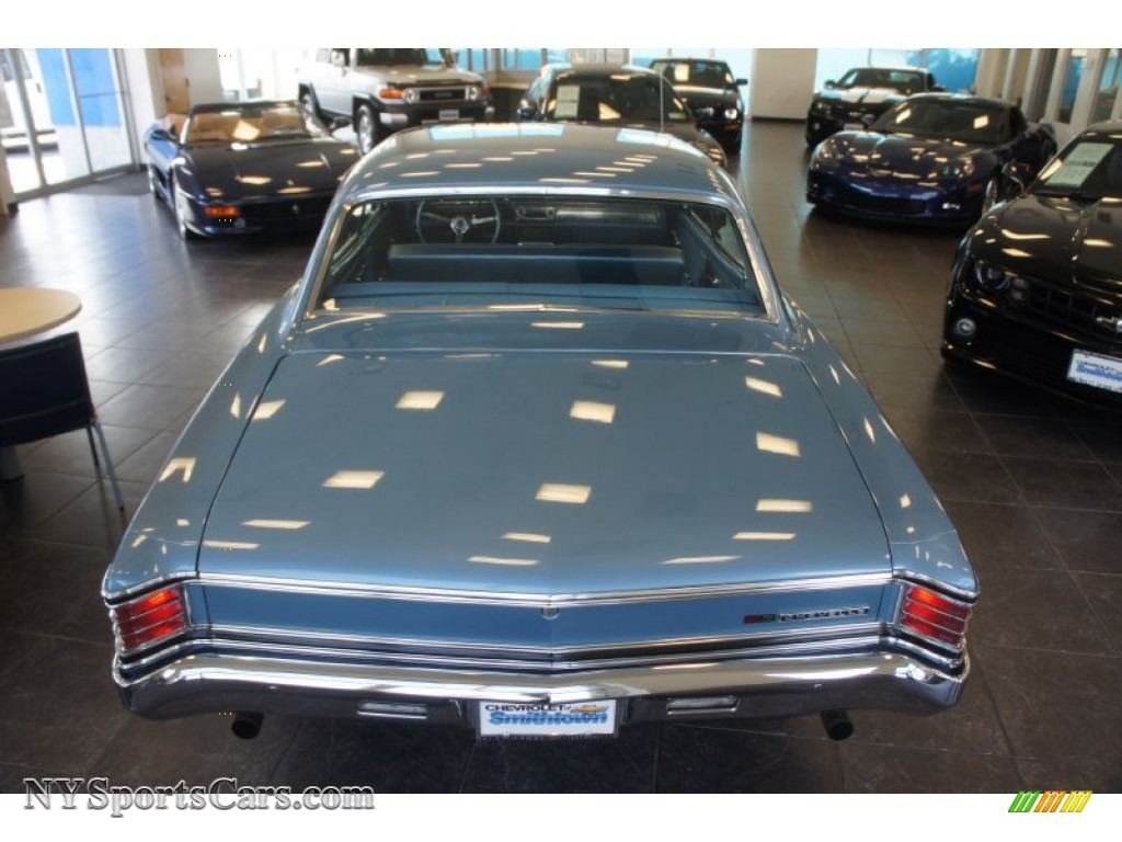 1967 Chevelle Malibu Sedan - Nantucket Blue Metallic / Medium Blue photo #5