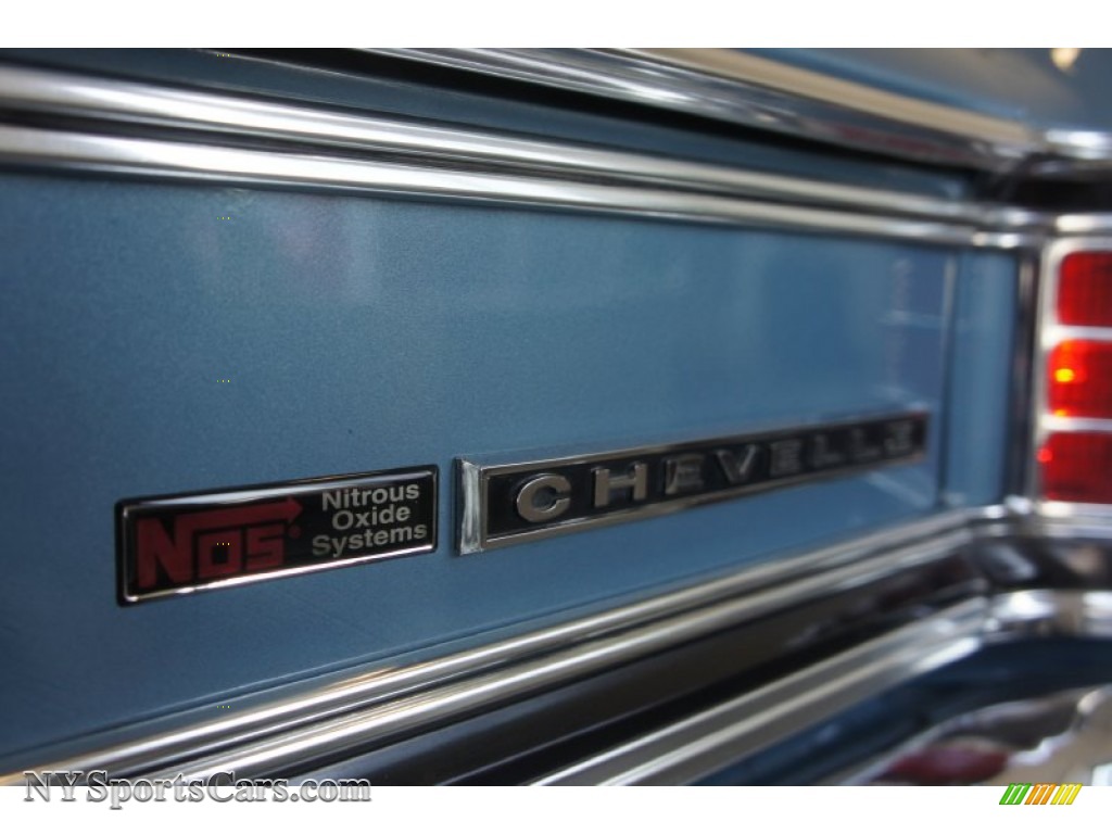 1967 Chevelle Malibu Sedan - Nantucket Blue Metallic / Medium Blue photo #16