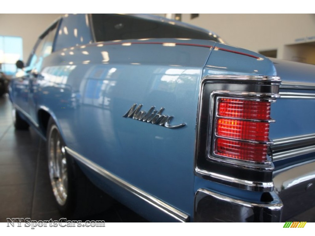 1967 Chevelle Malibu Sedan - Nantucket Blue Metallic / Medium Blue photo #18