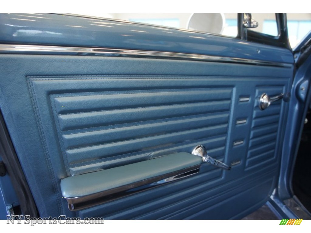 1967 Chevelle Malibu Sedan - Nantucket Blue Metallic / Medium Blue photo #39
