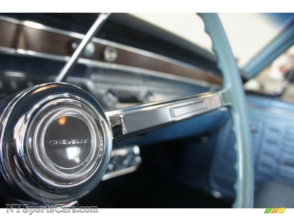 1967 Chevelle Malibu Sedan - Nantucket Blue Metallic / Medium Blue photo #47