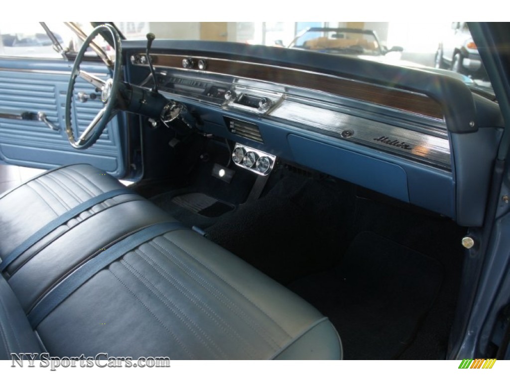 1967 Chevelle Malibu Sedan - Nantucket Blue Metallic / Medium Blue photo #49