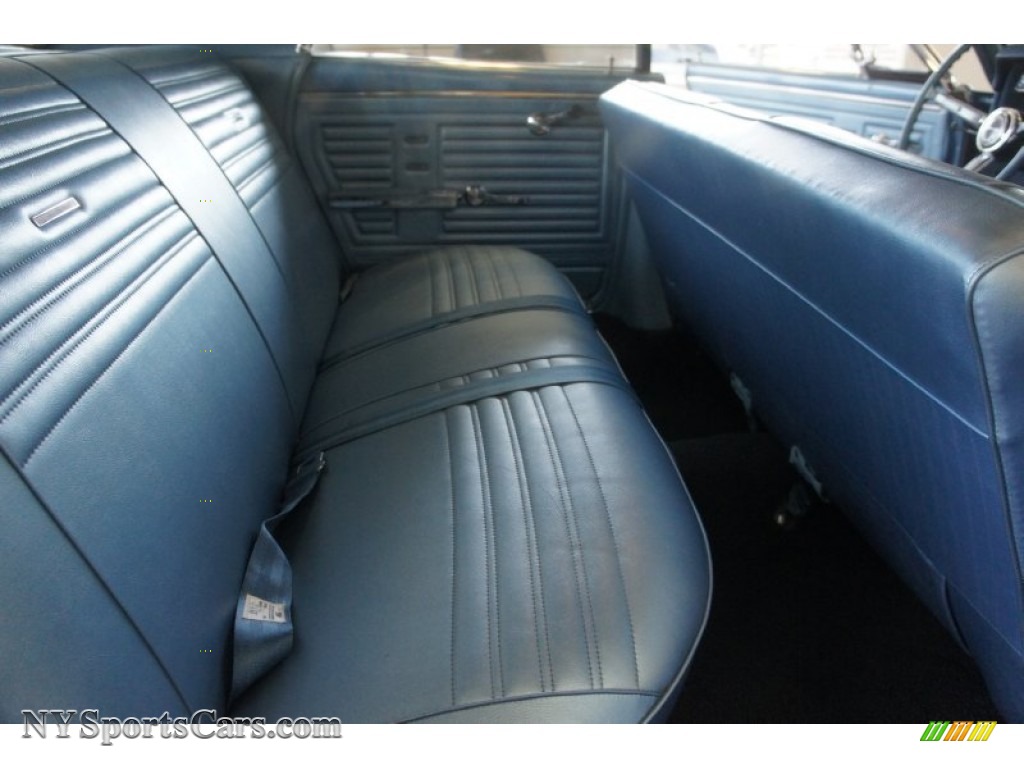 1967 Chevelle Malibu Sedan - Nantucket Blue Metallic / Medium Blue photo #52