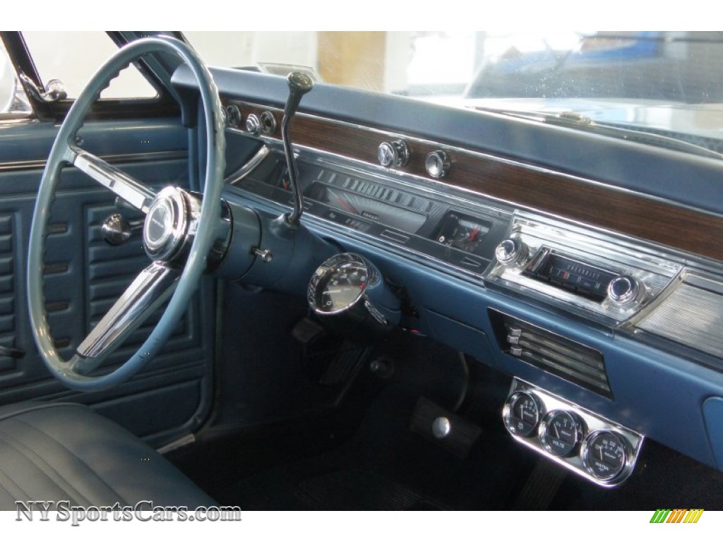 1967 Chevelle Malibu Sedan - Nantucket Blue Metallic / Medium Blue photo #57