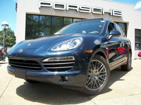 Dark Blue Metallic 2011 Porsche Cayenne S Hybrid Dark Blue Metallic 2011 Porsche Cayenne S Hybrid