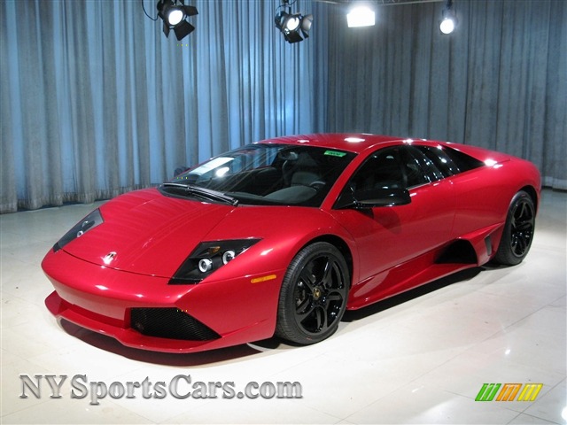 Rosso Vik (Red) / Black Lamborghini Murcielago LP640 Coupe