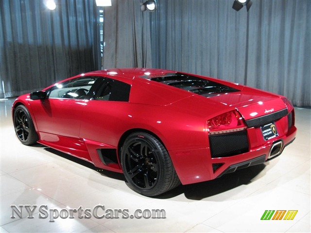 2009 Murcielago LP640 Coupe - Rosso Vik (Red) / Black photo #2