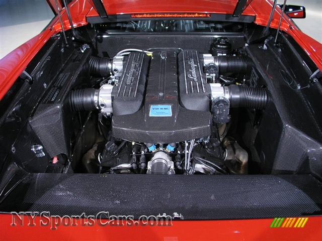 2009 Murcielago LP640 Coupe - Rosso Vik (Red) / Black photo #15