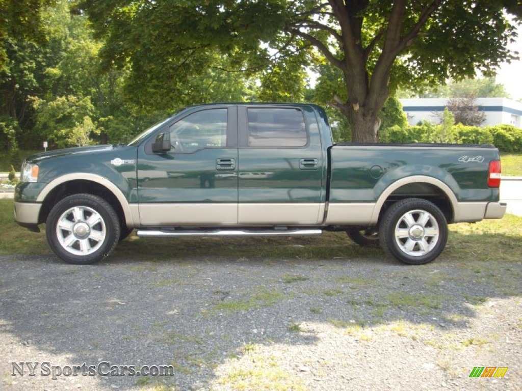 2007 F150 King Ranch SuperCrew 4x4 - Forest Green Metallic / Castano Brown Leather photo #2