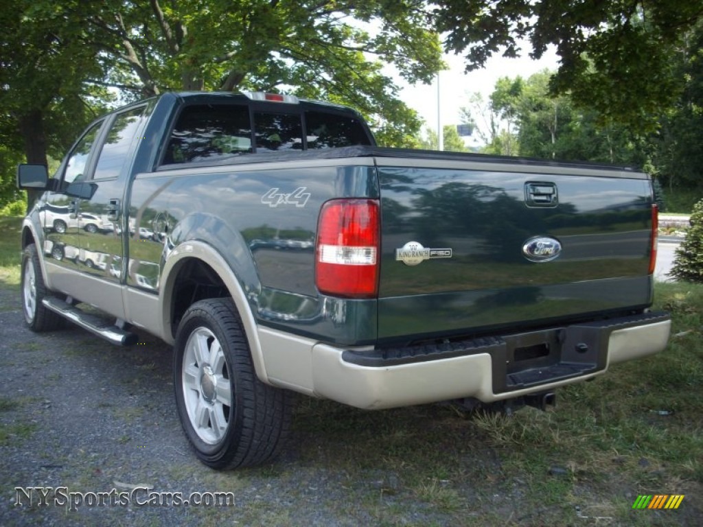2007 F150 King Ranch SuperCrew 4x4 - Forest Green Metallic / Castano Brown Leather photo #3