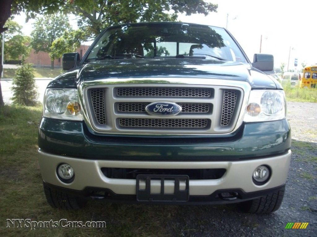 2007 F150 King Ranch SuperCrew 4x4 - Forest Green Metallic / Castano Brown Leather photo #5