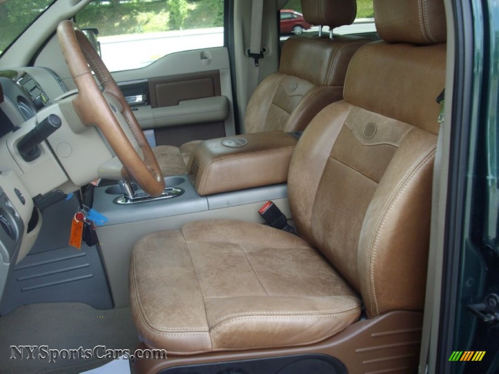2007 F150 King Ranch SuperCrew 4x4 - Forest Green Metallic / Castano Brown Leather photo #14