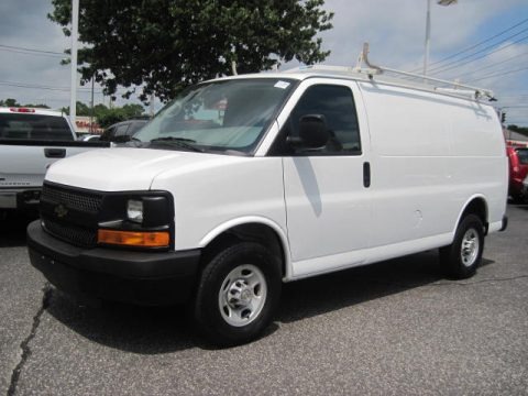 Summit White 2010 Chevrolet Express 2500 Work Van Summit White 2010 Chevrolet Express 2500 Work Van