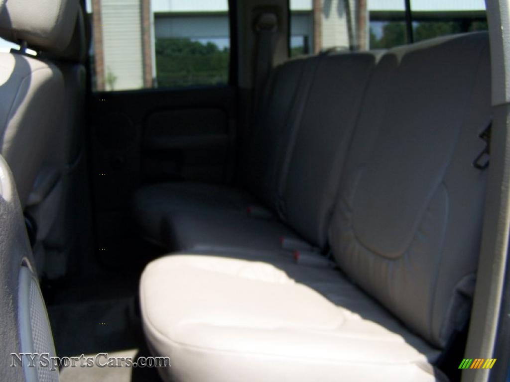 2003 Ram 1500 SLT Quad Cab 4x4 - Atlantic Blue Pearl / Taupe photo #13